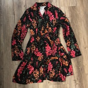 Floral Long Sleeve Dress